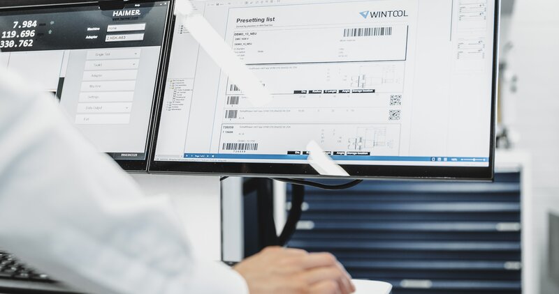 Anwendungsbeispiel WinTool-Software | © HAIMER Anwendungsbeispiel WinTool-Software | © HAIMER